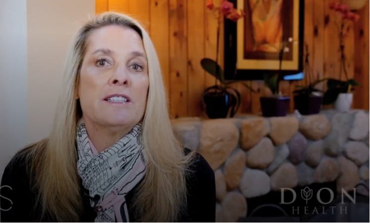 Patient sharing her experience with Dr. Amin Samadian, best dentist in East Bay